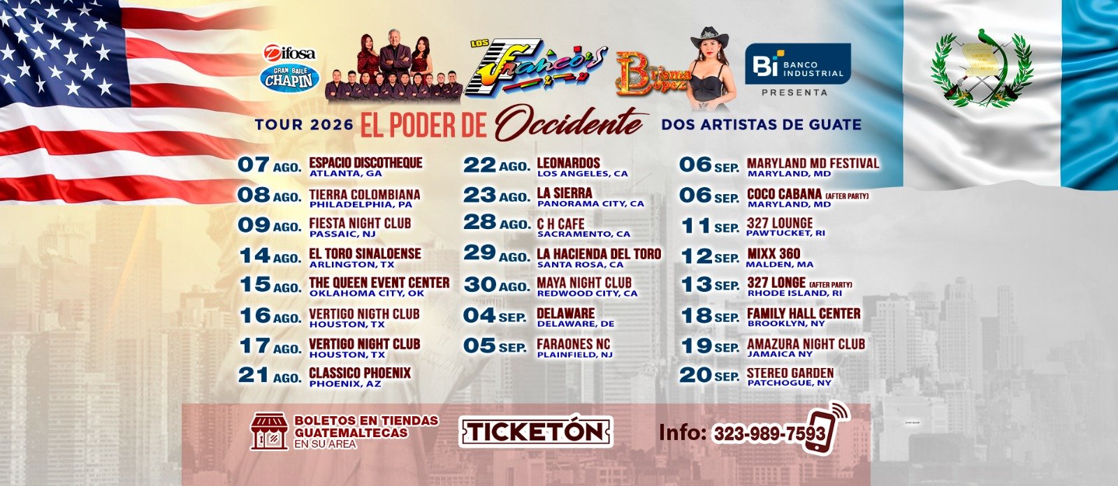 Tour El Poder de Occidente 2026